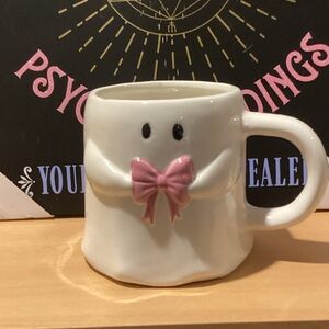 Ghost Mug with Bow 🎀👻